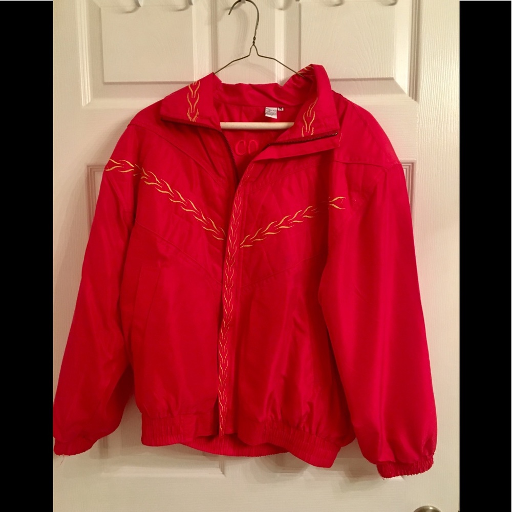 Silk Tracksuit Windbreaker pants sweatsuit vintag